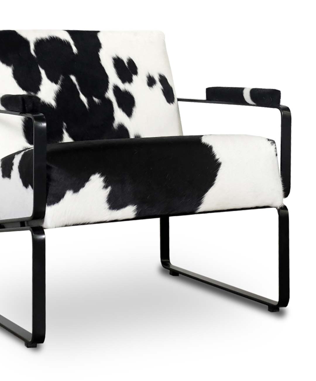 Weldon accent chair in cowhide