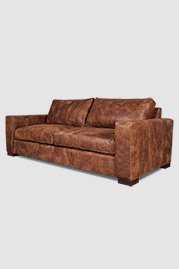 87 Cole sofa in Stallone Branch brown leather