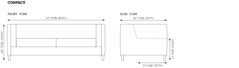 Atticus Compact Dimensions