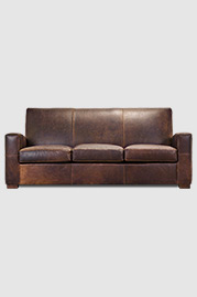 Prescott sofa in Berkshire Bourbon brown leather