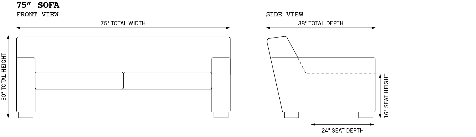 Bobby Compact Dimensions