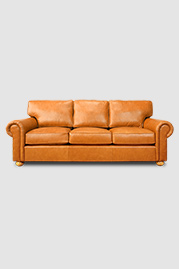 94 Lou sofa in No Regrets Pure Cognac high performance leather