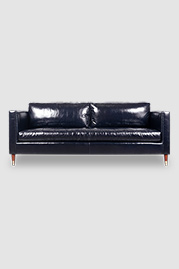 86 Natalie sofa in Absolute Rowboat blue leather