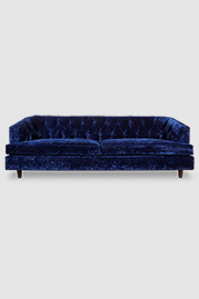 96 Olympia sofa in Milan Mariner blue crushed velvet