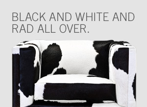 Black and white and rad all over.