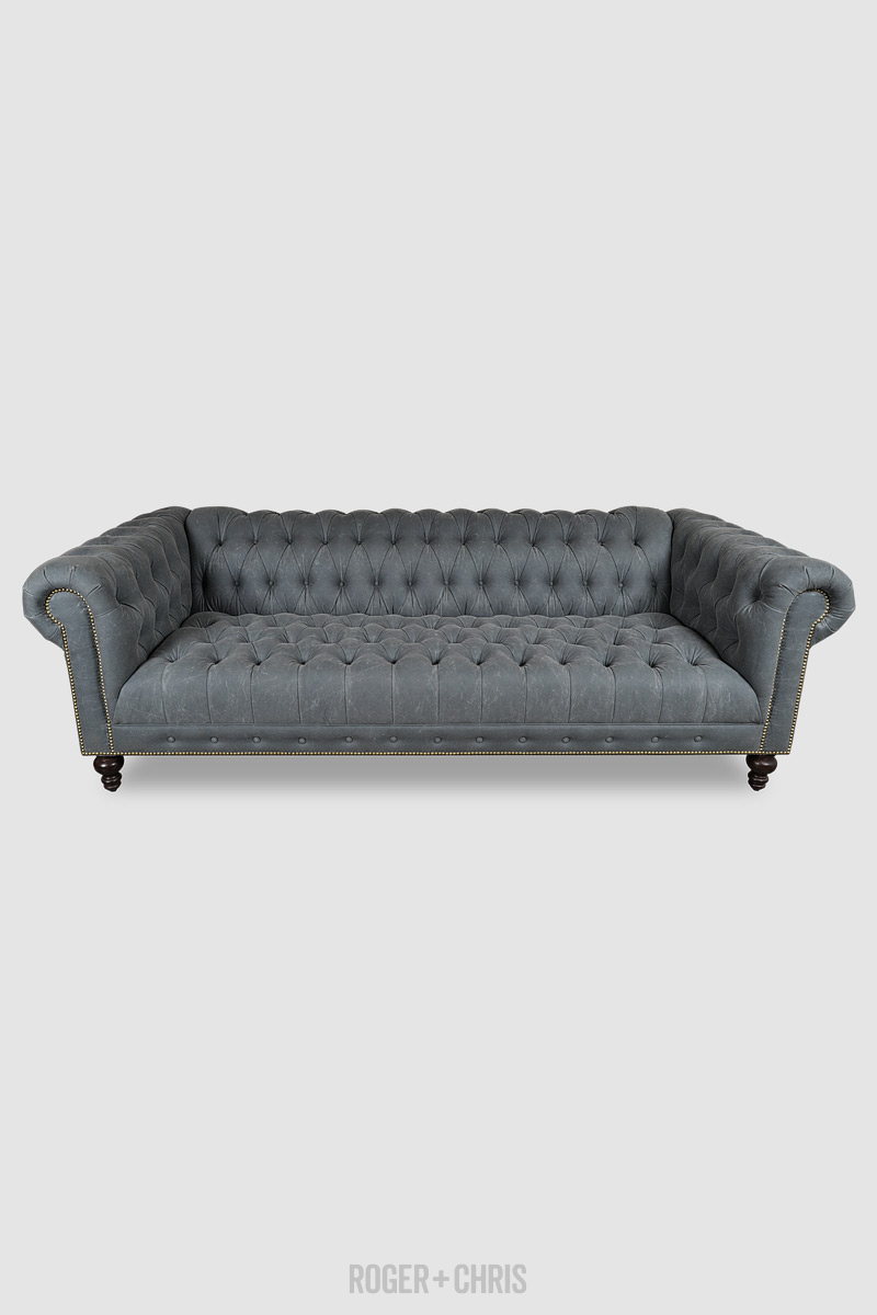 Chesterfield Sofas, Armchairs, Sectionals, Sleepers | Leather, Fabric, Linen | Made in USA | Higgins