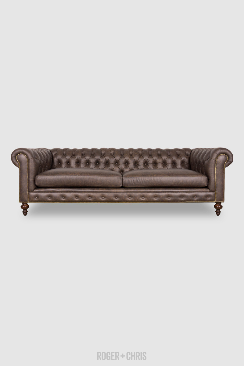 Chesterfield Sofas, Armchairs, Sectionals, Sleepers | Leather, Fabric, Linen | Made in USA | Higgins