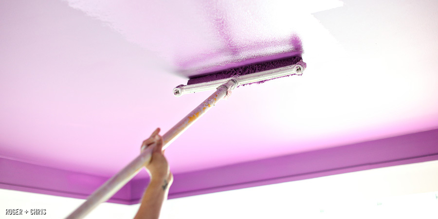 Dropping ceiling color