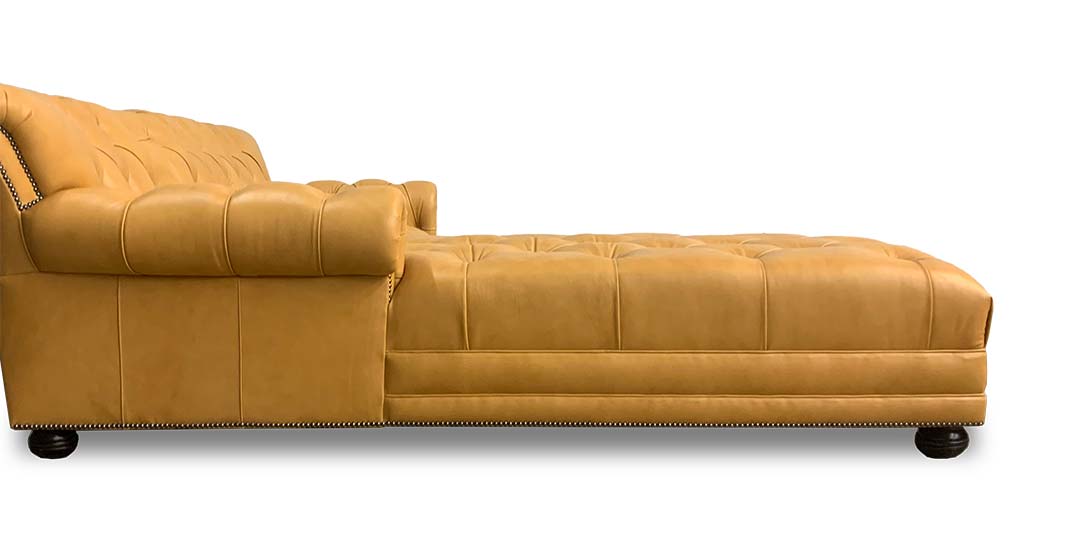 Sylvester with extended tufted chaise