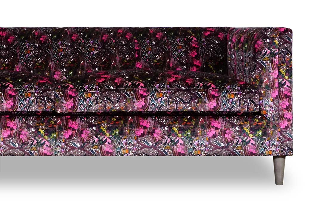 Harley sofa in modern abstract floral print