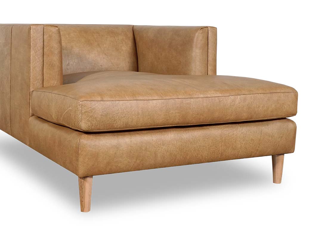 Atticus dual-arm chaise