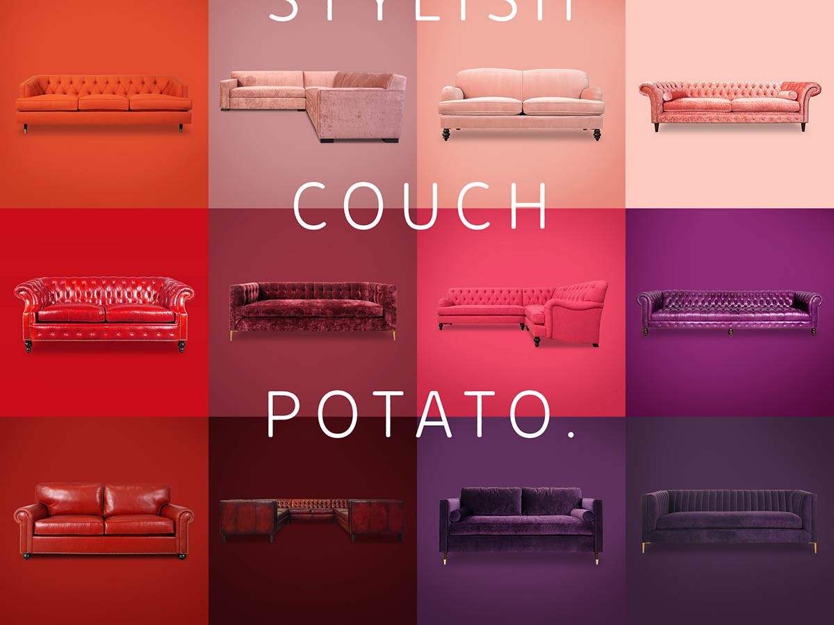 Be a couch potato. But look amazing while doing it.