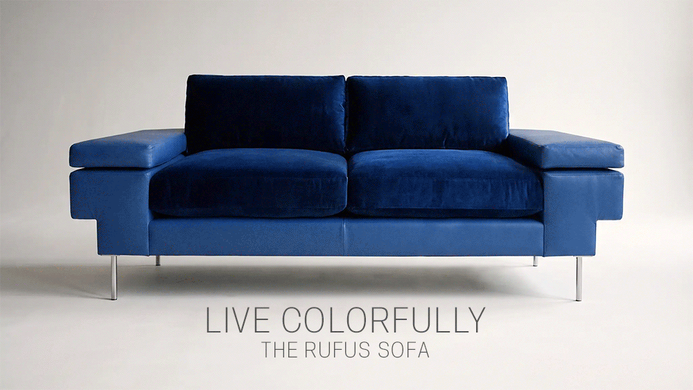 Rufus Cantilevered Arm Sofa