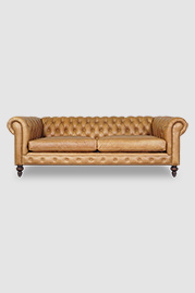 91 Higgins Chesterfield sofa in Florence Lorenzo Crypton stain-resistant leather