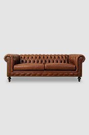 91 Higgins sofa in Untouchable Preston performance leather