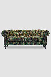 Higgins Chesterfield sofa in custom camouflage