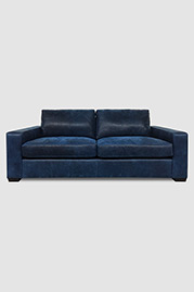 Cole sofa in blue leather