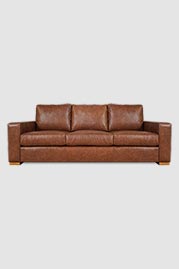 93 Cole sofa in Austin Lavaca brown leather