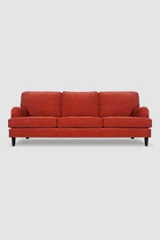 92 Blythe sofa in Chrystie Coral performance fabric