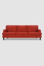 92 Blythe sofa in Chrystie Coral performance fabric