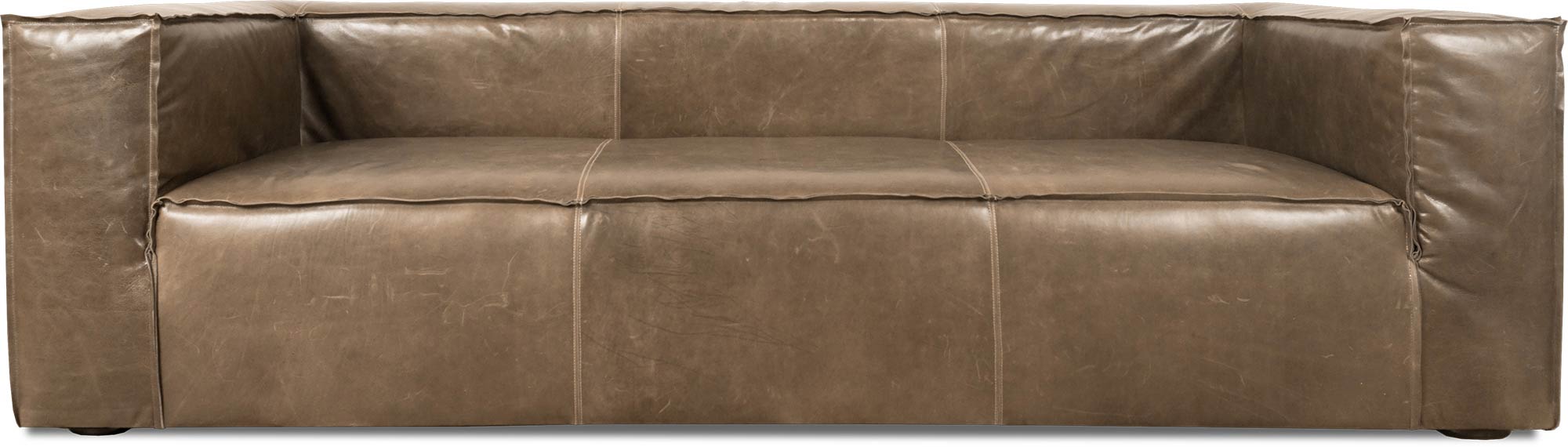 108 Johnny sofa in Dakota Putty leather