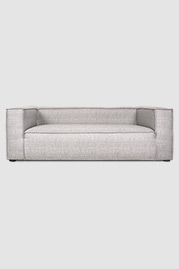 Johnny sofa in Sunbrella Chartres Graphite stain-proof fabric