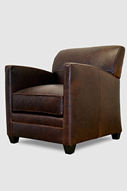 Pegeen armchair in Berkshire Bourbon leather