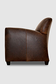 Pegeen armchair in Berkshire Bourbon leather