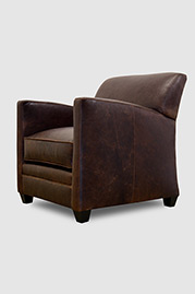 Pegeen armchair in Berkshire Bourbon leather