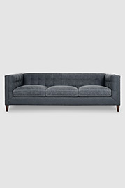 Atticus sofa in Martexin waxed canvas in charcoal