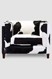 Atticus armchair in hair-on-hide