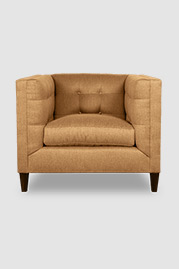 Atticus armchair in Ludlow Sienna stain-proof fabric