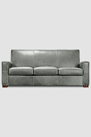 Prescott sofa in Notting Hill Steel leather