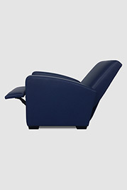 Prescott recliner armchair in blue leather