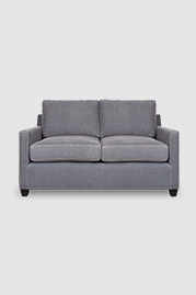 62 Palmer love seat in Martexin Original Wax Charcoal