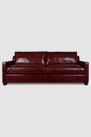 92 Palmer sofa in Cortina Firefinch 4060 red leather
