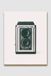 Spartus Full-Vue Antique Camera Plywood Print