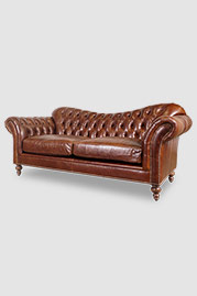 91 Watson sofa in brown leather