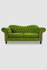 80 Watson sofa in Cannes Leafy green velvet