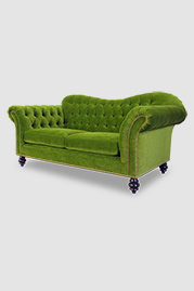 80 Watson sofa in Cannes Leafy green velvet