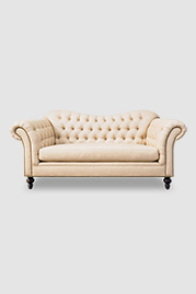 Watson sofa in Brisa Distressed Chamois faux leather