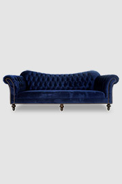 102 Watson sofa in Corsica Indigo performance velvet