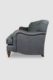 108.5 Alfie sofa in Minetta Hydrangea stain-proof fabric