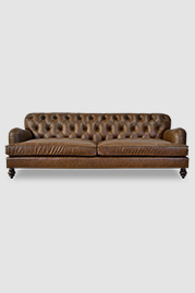 98 Alfie sofa in Everlast Dominate brown performance leather