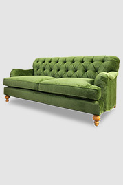 80 Alfie sofa in Corsica Cactus green performance velvet