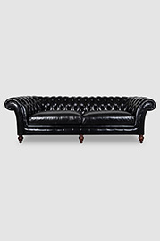 99 Lucille Chesterfield in Absolute Black leather