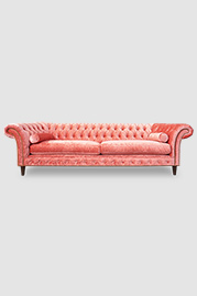 114 Lucille sofa in Milan Grapefruit velvet