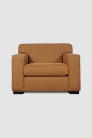 42 Bobby armchair in Ludlow Sienna performance fabric