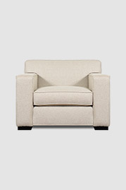 42 Bobby armchair in Ludlow Dune performance fabric