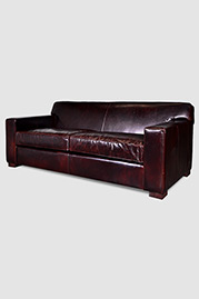 Bobby sofa in Brompton brown leather